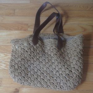 Raffia Beach Bag